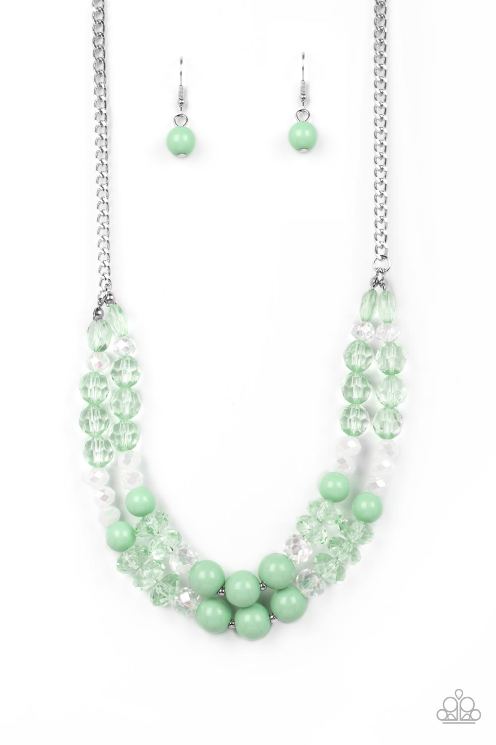 Paparazzi Accessories: Vera-CRUZIN - Green Necklace