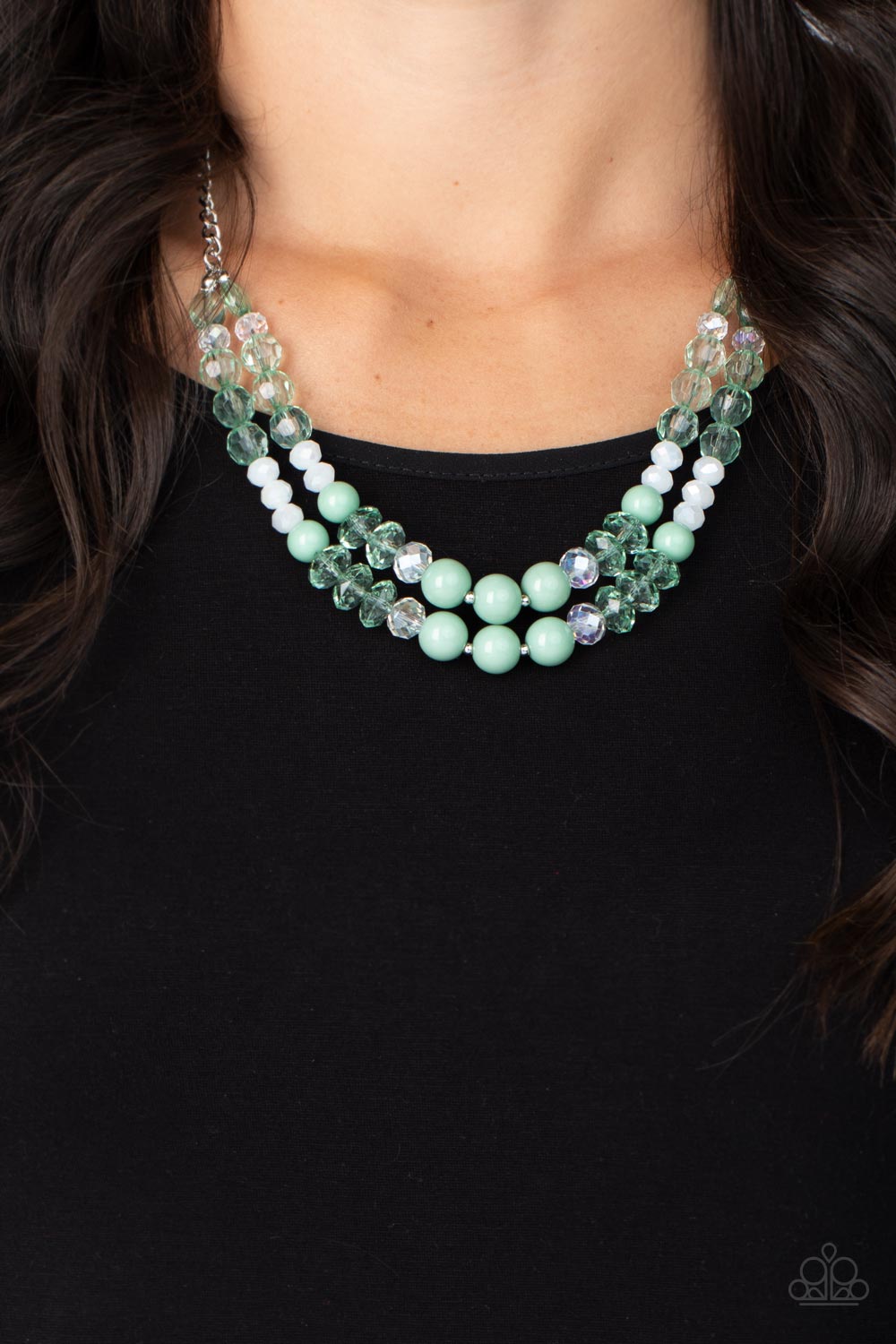 Paparazzi Accessories: Vera-CRUZIN - Green Necklace