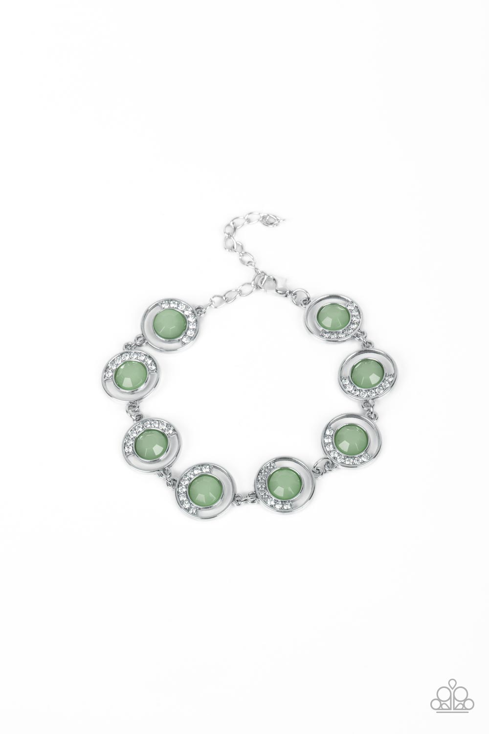 Paparazzi Accessories: Twinkling Trajectory - Green Bracelet