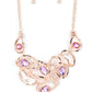 Paparazzi Accessories: Warp Speed - Rose Gold Necklace