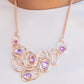 Paparazzi Accessories: Warp Speed - Rose Gold Necklace