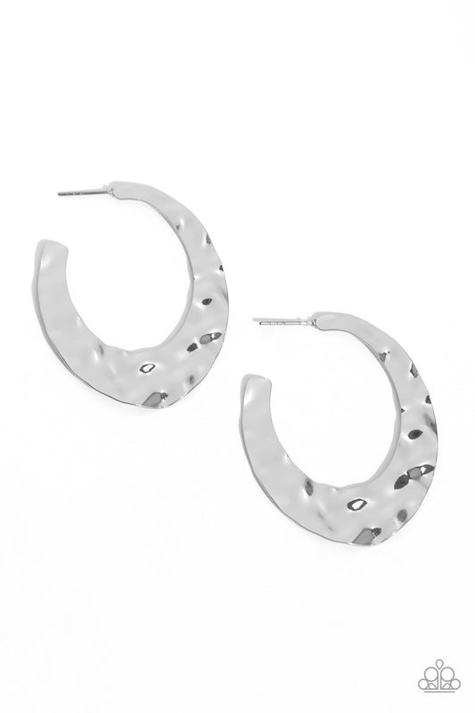 Paparazzi Accessories: Make a Ripple - Silver Earrings