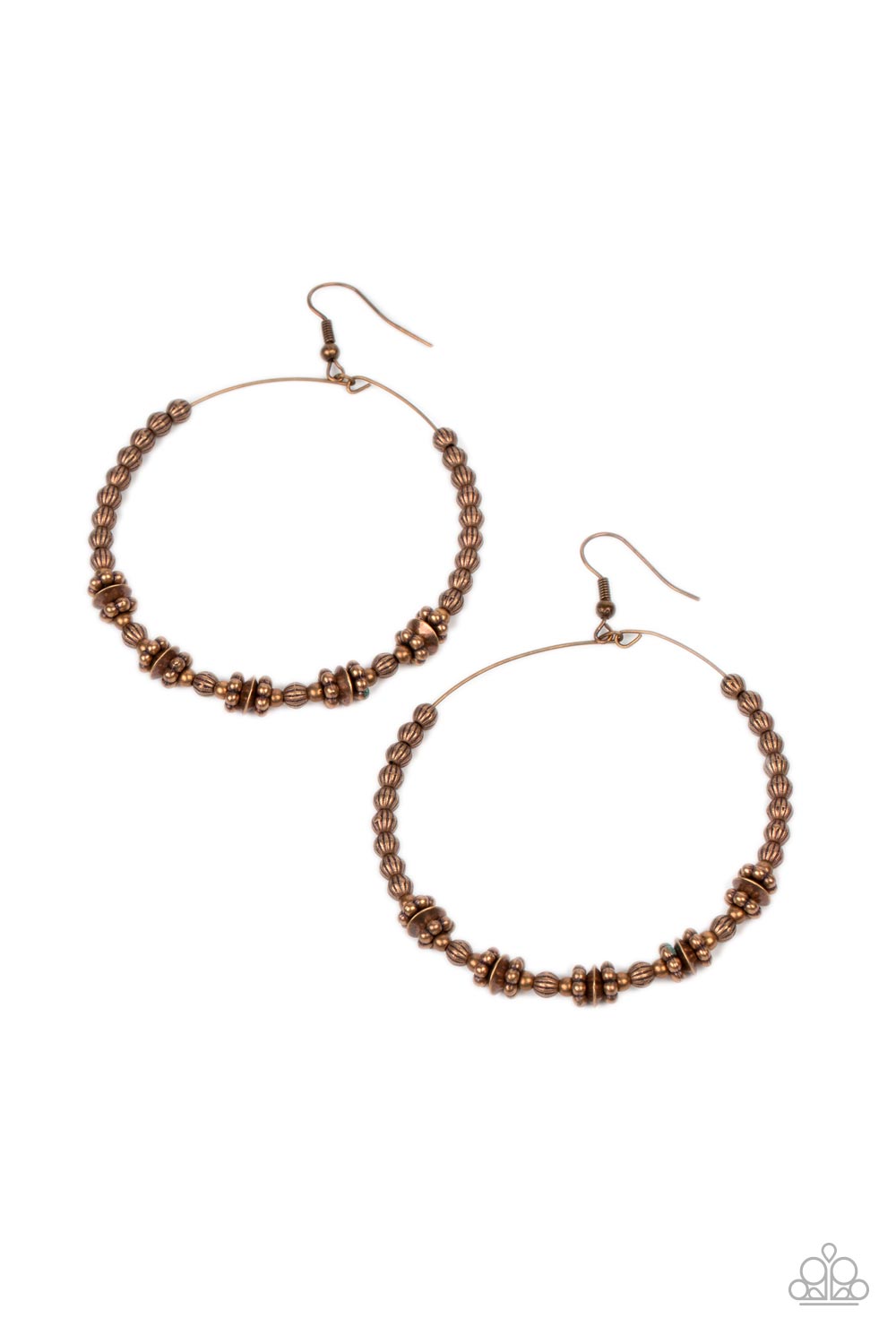 Paparazzi Accessories: Simple Synchrony - Copper Earrings