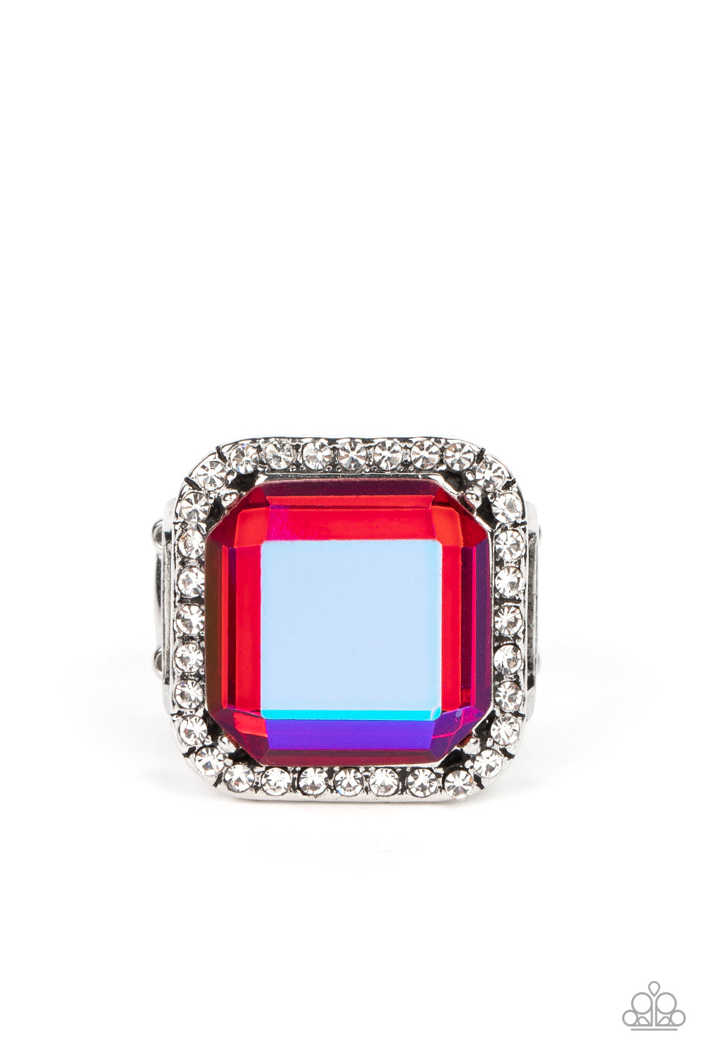 Paparazzi Accessories: Slow Burn - Pink Iridescent Ring