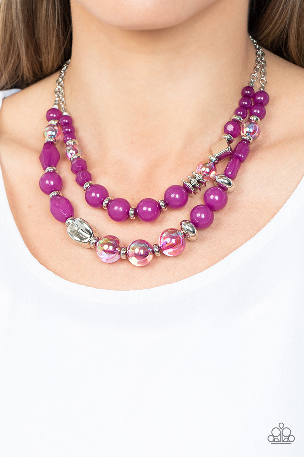 Paparazzi Accessories: Mere Magic - Purple Necklace