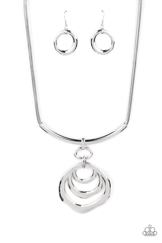 Paparazzi Accessories: Forged in Fabulous - Silver Necklace