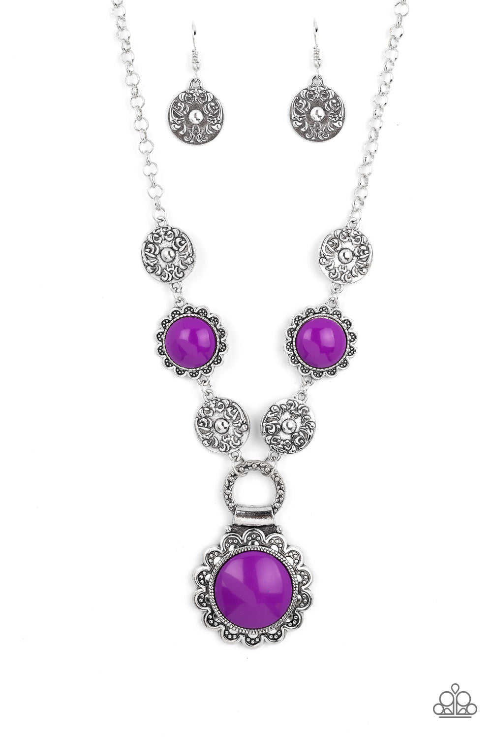 Paparazzi Accessories: Poppy Persuasion - Purple Necklace