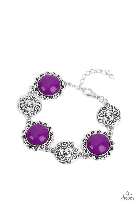 Paparazzi Accessories: Positively Poppy - Purple Bracelet