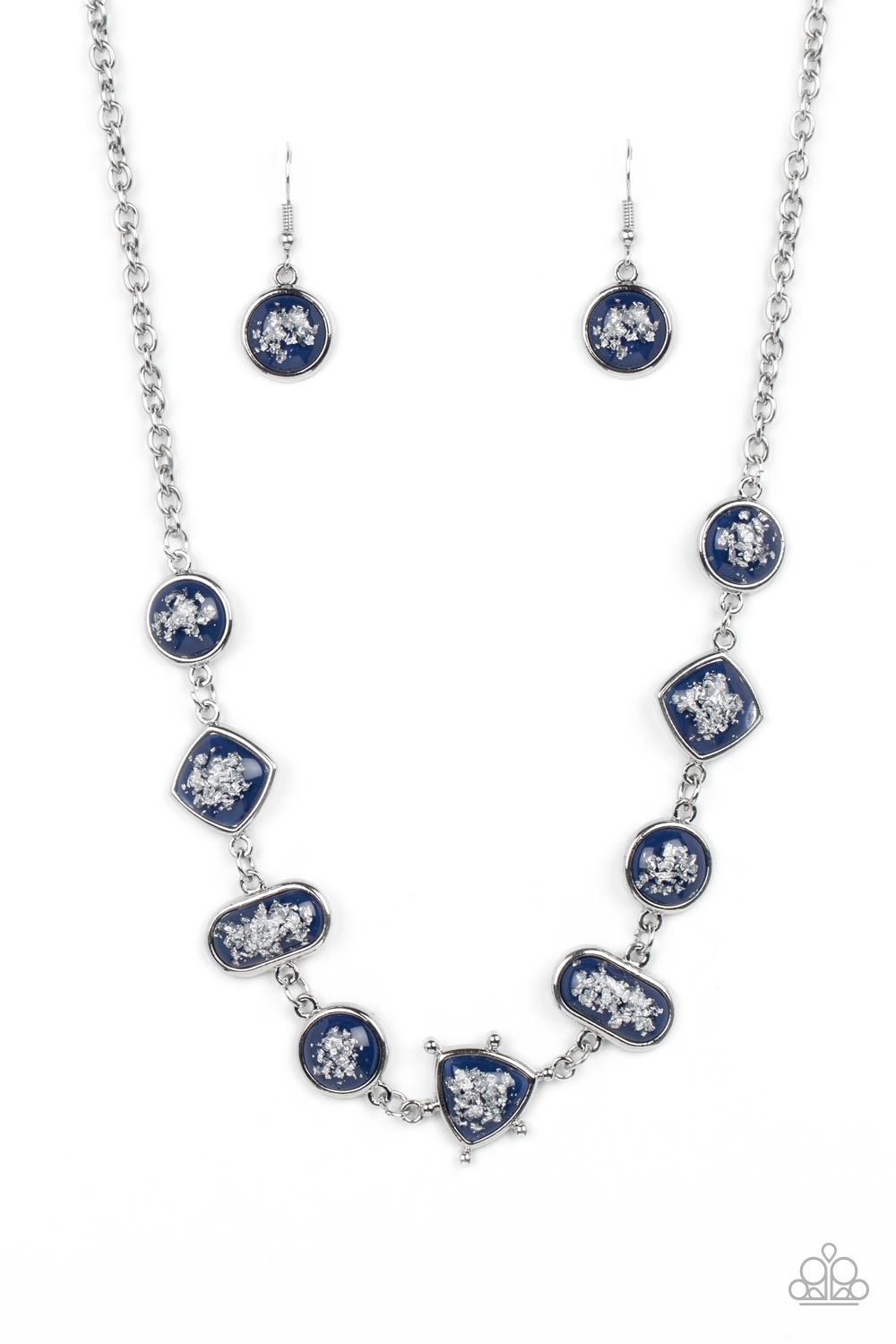 Paparazzi Accessories: Fleek and Flecked - Blue Necklace