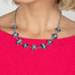 Paparazzi Accessories: Fleek and Flecked - Blue Necklace
