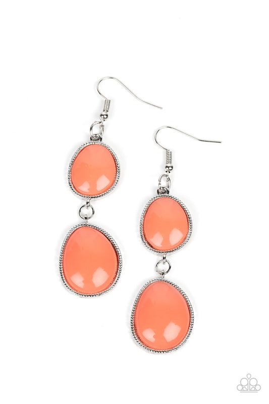 Paparazzi Accessories: Mediterranean Myth - Orange Earrings