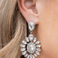 Paparazzi Accessories: My Good LUXE Charm - White Earrings