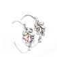 Paparazzi Accessories: Arctic Attitude - Multi Iridescent Earrings