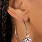 Paparazzi Accessories: Arctic Attitude - Multi Iridescent Earrings