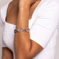 Paparazzi Accessories: HAUTE-Tempered - Silver Bracelet