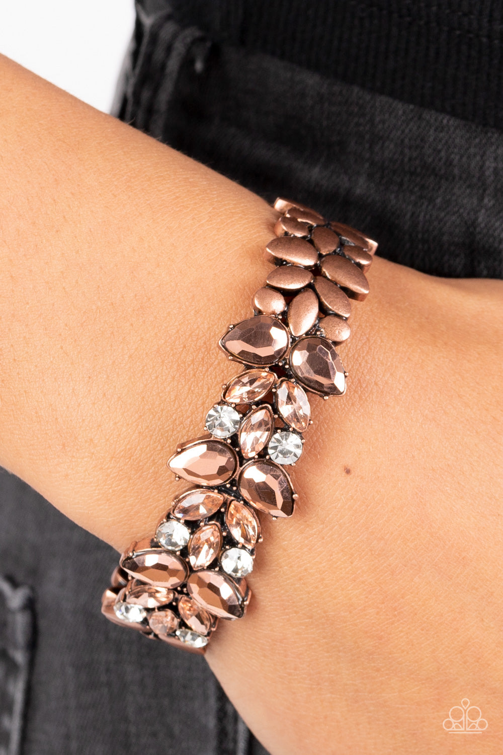 Paparazzi Accessories: Glacial Gleam - Copper Bracelet