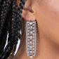 Paparazzi Accessories: Starry Streamers - White Earrings