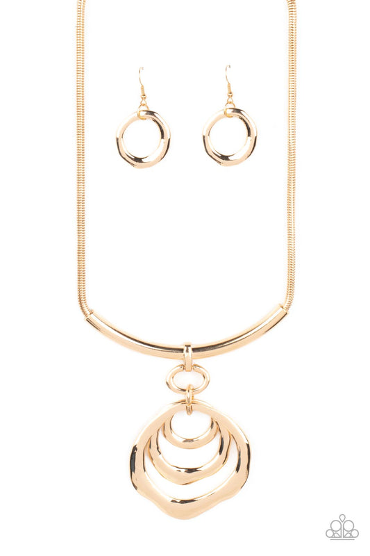 Paparazzi Accessories: Forged in Fabulous - Gold Necklace