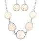 Paparazzi Accessories: Santa Fe Flats - White Necklace