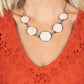 Paparazzi Accessories: Santa Fe Flats - White Necklace