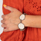 Paparazzi Accessories: Flat Out Frontier - White Bracelet