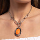 Paparazzi Accessories: Sandstone Stroll - Orange Necklace
