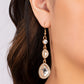 Paparazzi Accessories: Dripping Self-Confidence - Gold Earrings