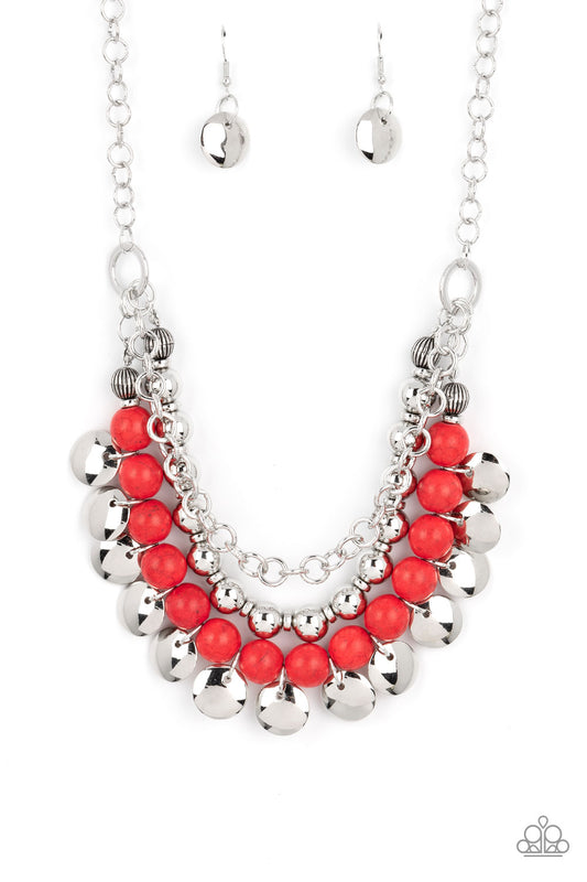 Paparazzi Accessories: Leave Her Wild - Red Necklace