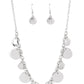 Paparazzi Accessories: Model Medallions - Silver Necklace