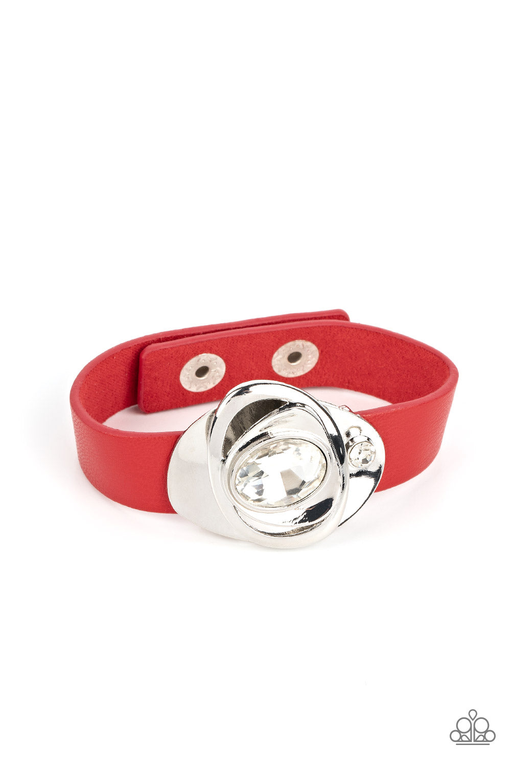 Paparazzi Accessories: Pasadena Prairies - Red Bracelet