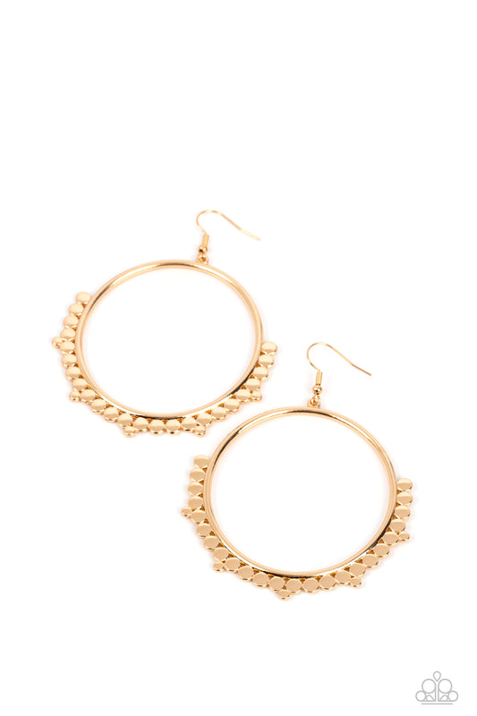 Paparazzi Accessories: Ultra Untamable - Gold Earrings