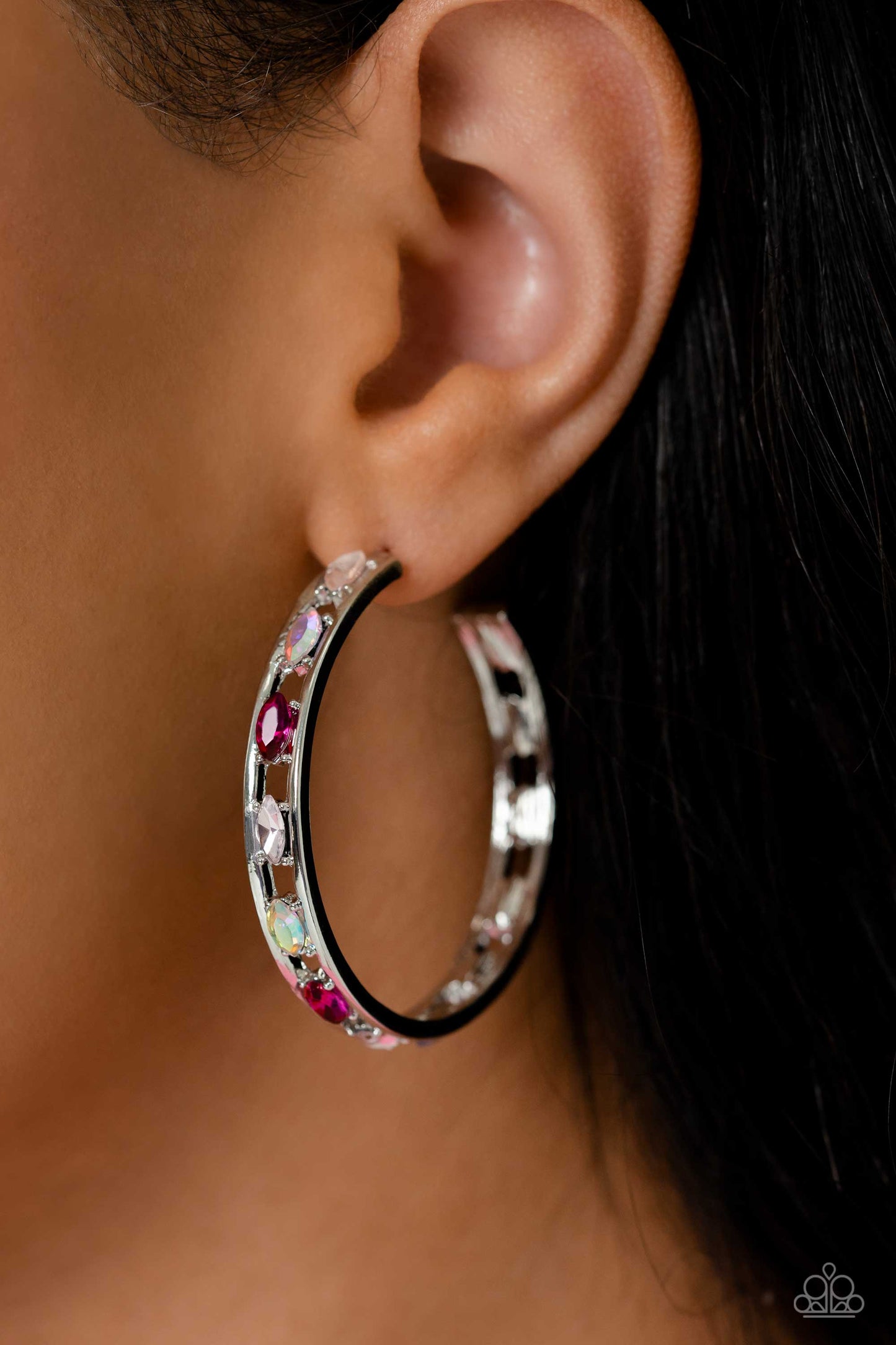 Paparazzi Accessories: The Gem Fairy - Pink Earrings