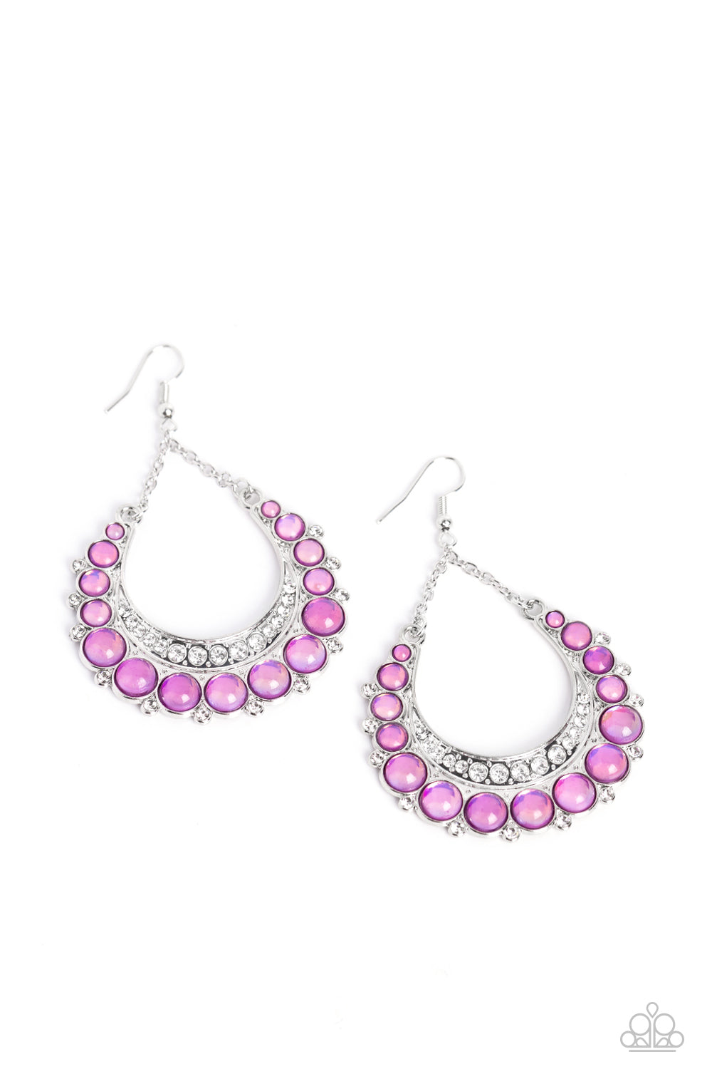 Paparazzi Accessories: Bubbly Bling - Purple Earrings