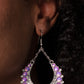Paparazzi Accessories: Bubbly Bling - Purple Earrings