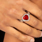 Paparazzi Accessories: Committed to Cupid - Red Ring