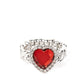 Paparazzi Accessories: Committed to Cupid - Red Ring