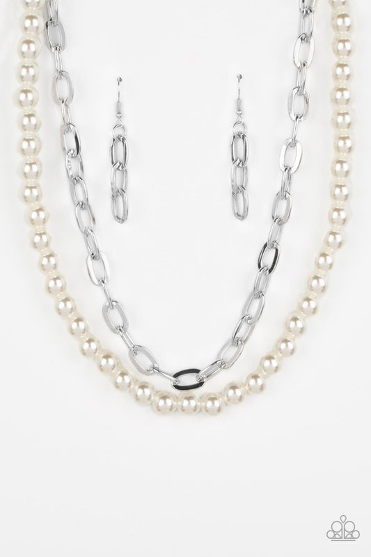 Paparazzi Accessories: Suburban Yacht Club - White Necklace