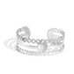 Paparazzi Accessories: You Win My Heart - White Bracelet