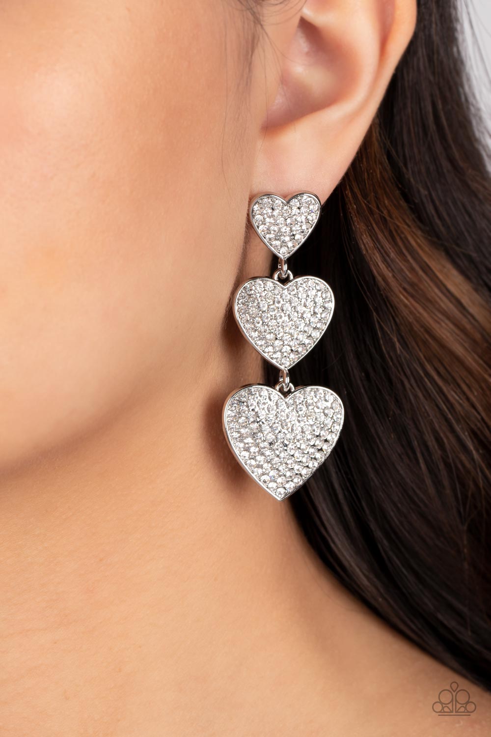 Paparazzi Accessories: Couples Retreat - White Earrings