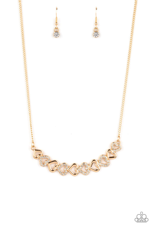 Paparazzi Accessories: Sparkly Suitor - Gold Necklace