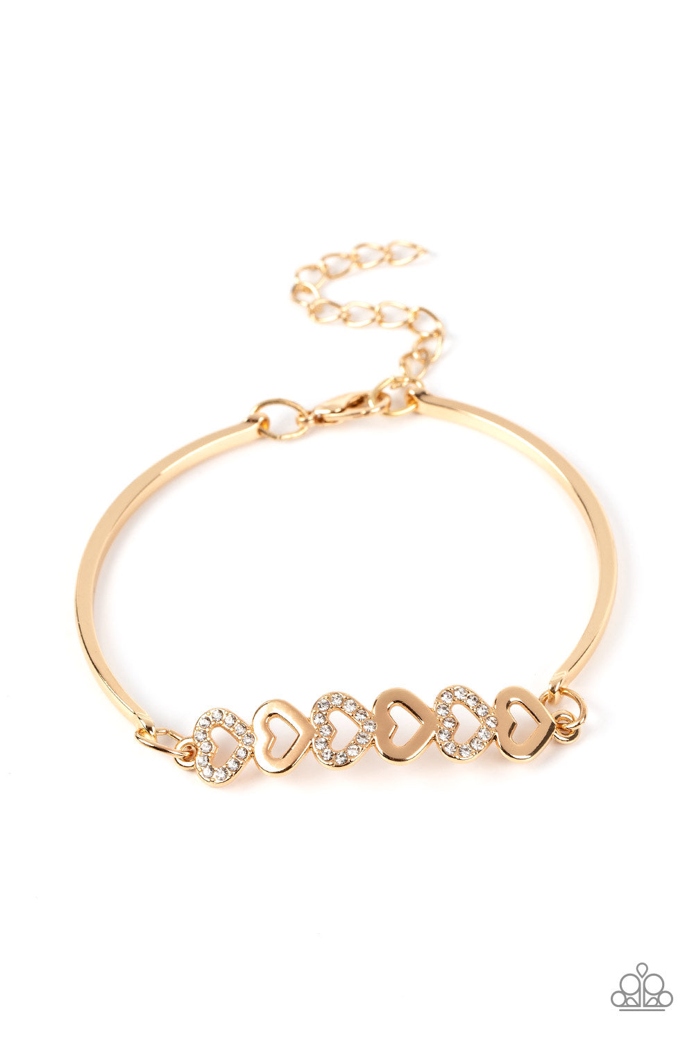 Paparazzi Accessories: Attentive Admirer - Gold Bracelet