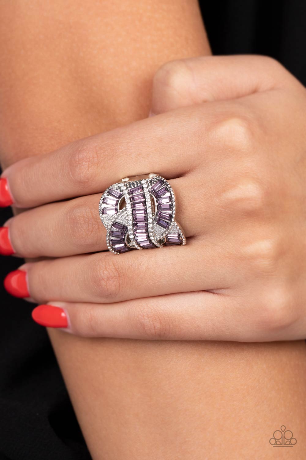 Paparazzi Accessories: Six-Figure Flex - Purple Ring