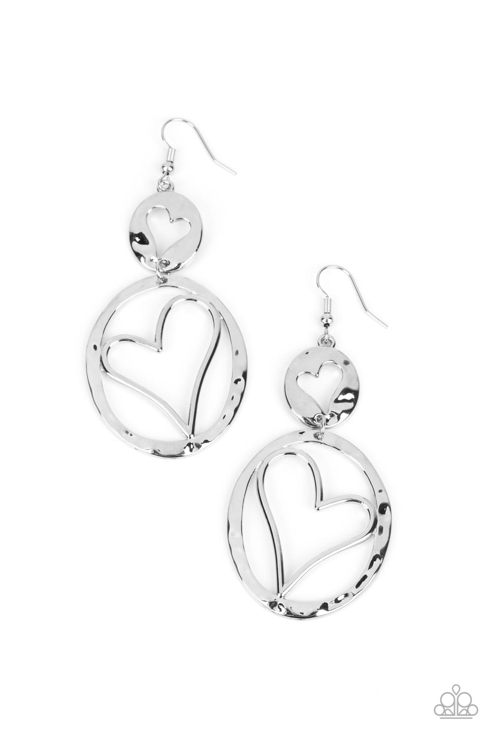 Paparazzi Accessories: Enchanting Echo - Silver Earrings