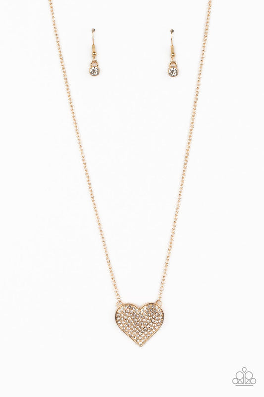 Paparazzi Accessories: Spellbinding Sweetheart - Gold Necklace