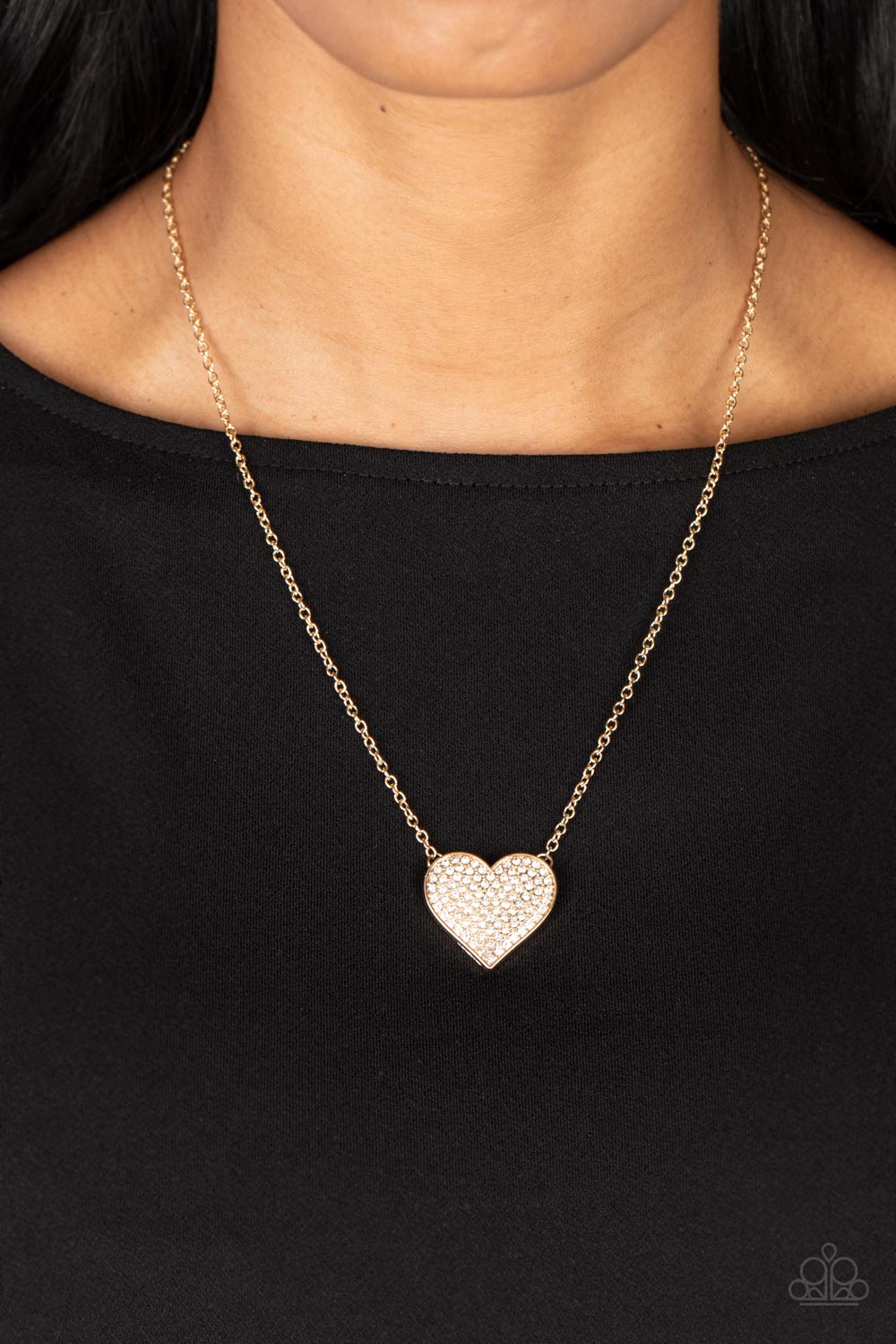 Paparazzi Accessories: Spellbinding Sweetheart - Gold Necklace