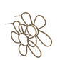 Paparazzi Accessories: Rustic Rarity - Brass Earrings
