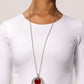 Paparazzi Accessories: Cats Eye Couture - Red Necklace