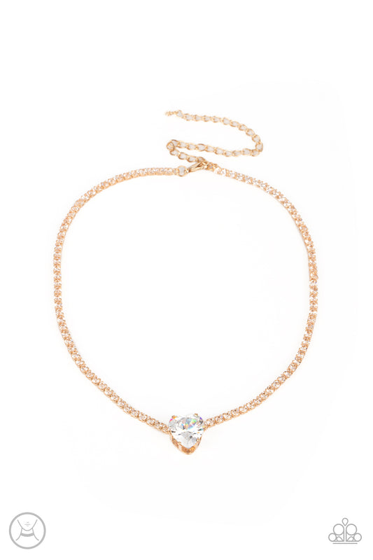 Paparazzi Accessories: Flirty Fiancé - Gold Necklace