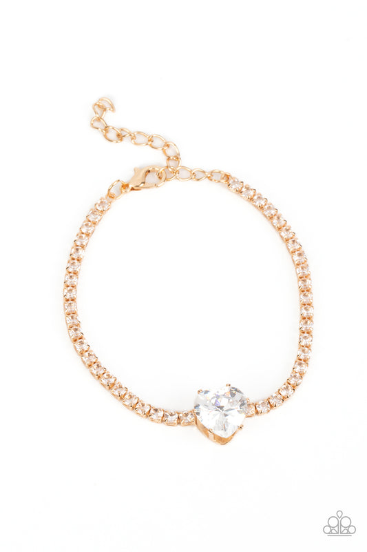 Paparazzi Accessories: Bedazzled Beauty - Gold Bracelets