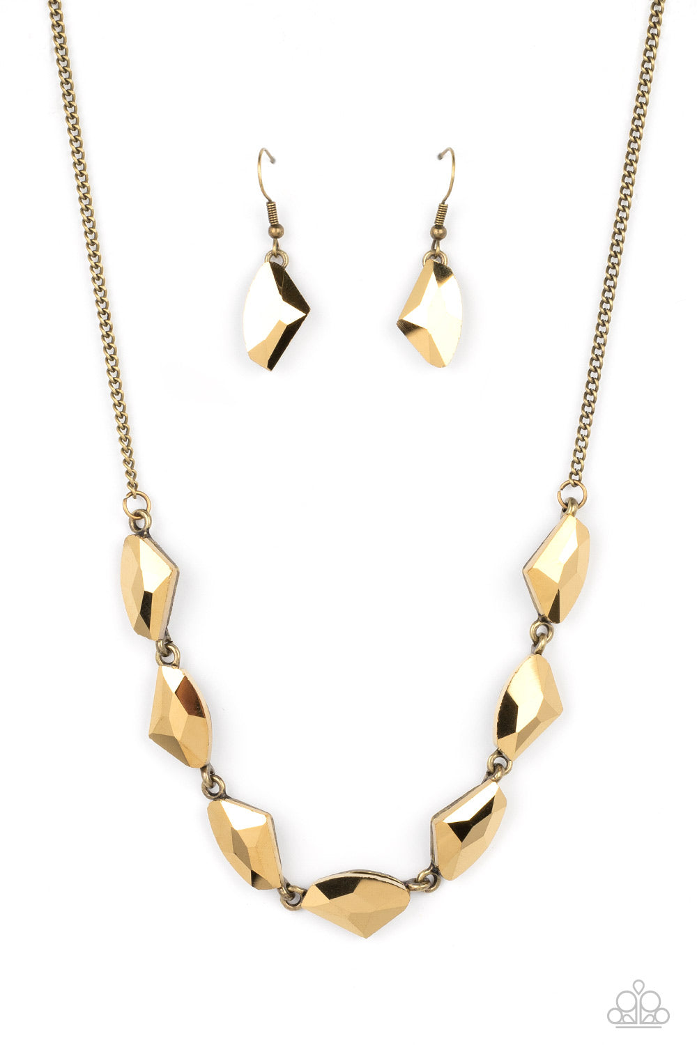 Paparazzi Accessories: Raw Rapture - Brass Necklace